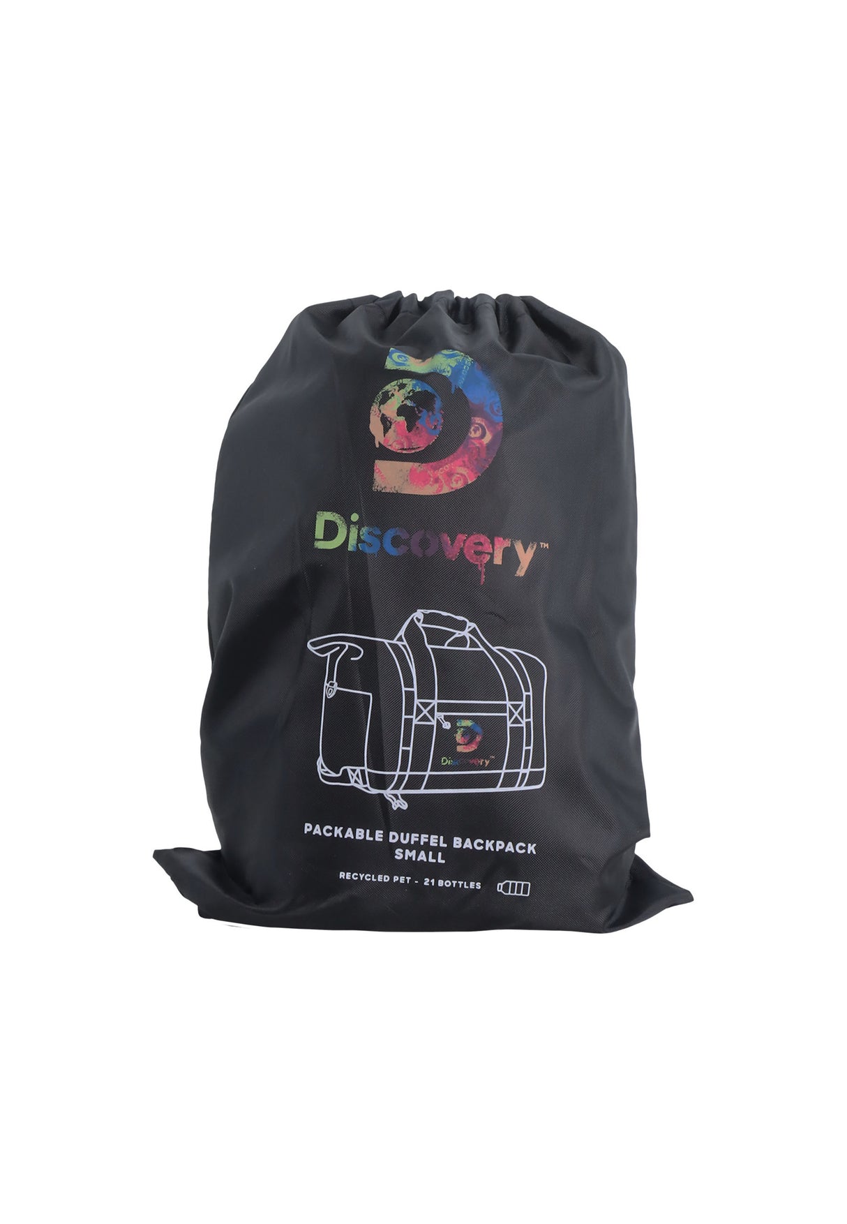 Bolsa de Fin de Semana Plegable Drive S 50cm | 50x40x25 cm | 0,75 kg | 50L | correas de mochila