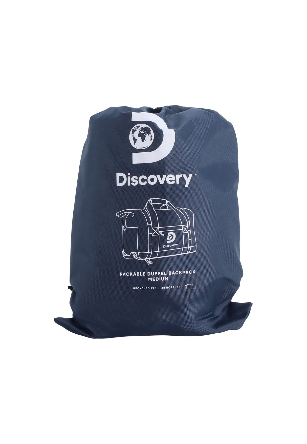 Bolsa de Fin de Semana Plegable Drive M 60cm | 60x45x30 cm | 0,90 kg | 81L | correas de mochila