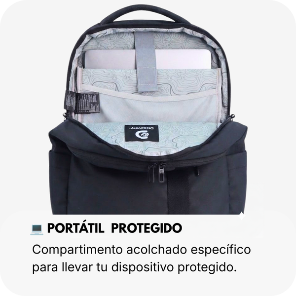 Mochila M Downtown  - Portatil 15'' | 44.5x30x13 cm | 0,8 Kg | 17L