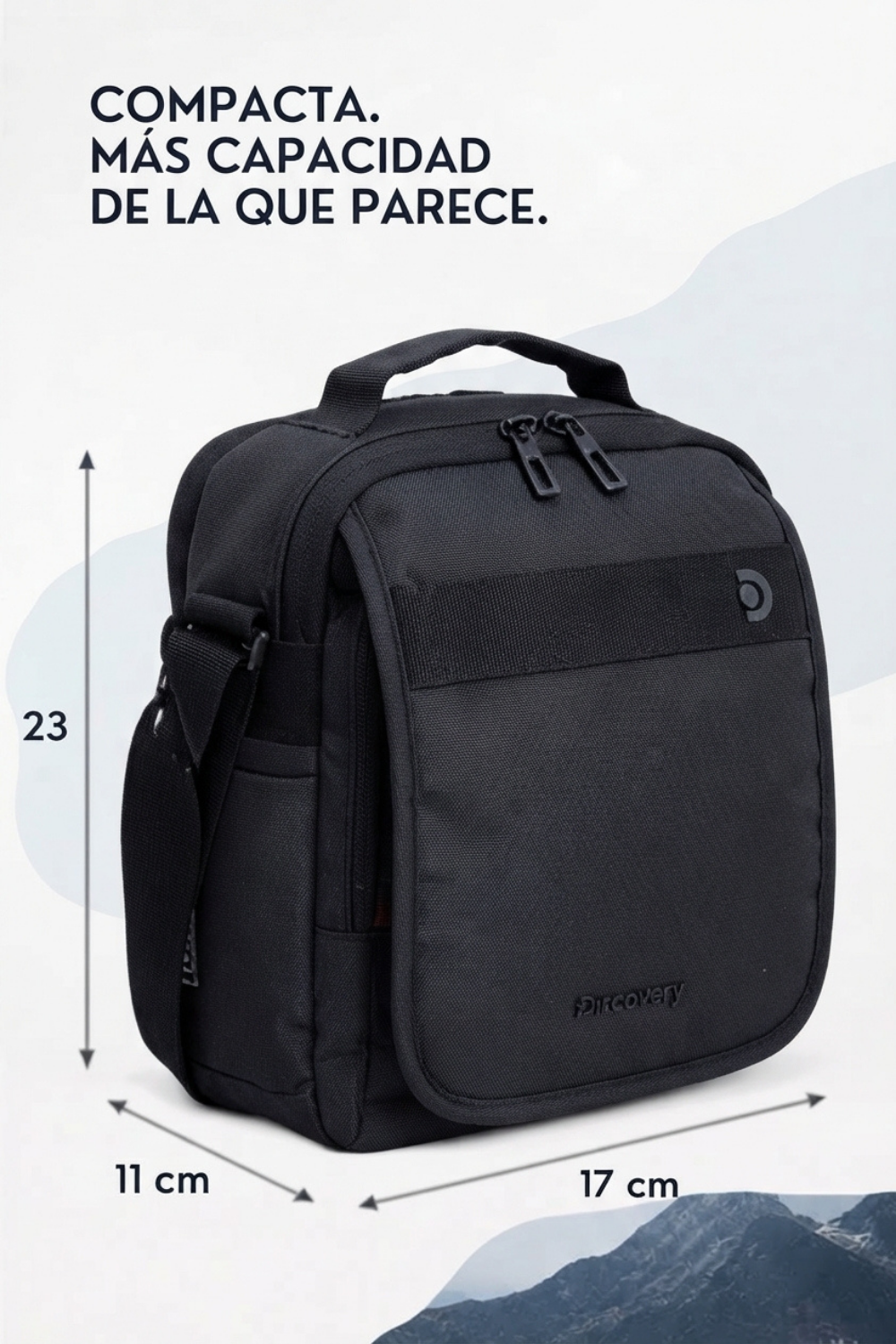 Bandolera Downtown con RFID | Tablet 10" | 27x22x12 cm | 7L