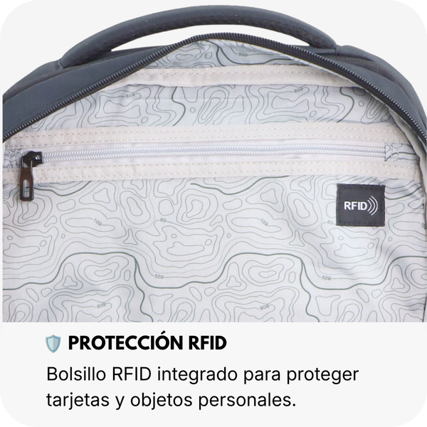 Mochila L Downtown - Portátil 16''| 45x32x15 cm| 0,95 Kg| 22L