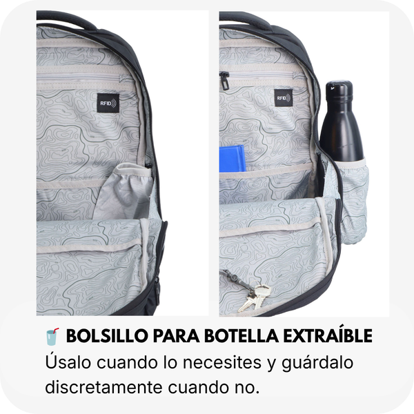 Mochila L Downtown - Portátil 16''| 45x32x15 cm| 0,95 Kg| 22L