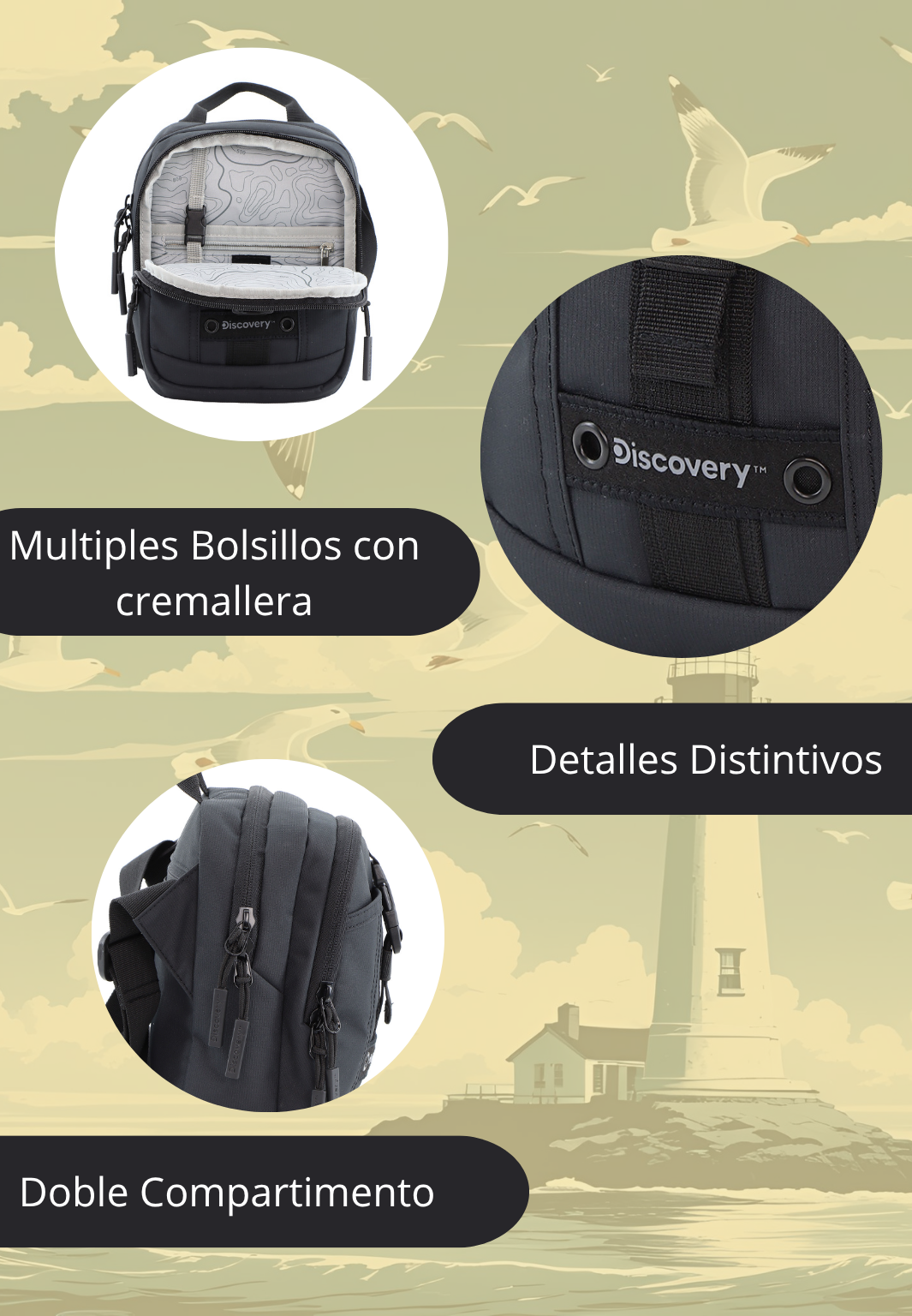 Shield Bolso Bandolera S | 23x11x17 cm| 0,36 Kg| 4L