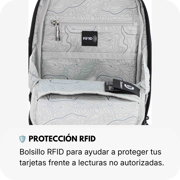 Mochila Cruzada Shield| 34x20x12 cm| 0,48 Kg| 7L