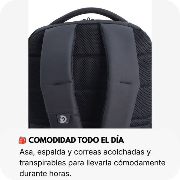 Mochila M Downtown  - Portatil 15'' | 44.5x30x13 cm | 0,8 Kg | 17L