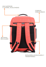 Andes Mochila de Viaje  - Portátil 17''| 52x37x20 cm| 1,07 Kg |38L