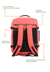 Andes Mochila de Cabina  - Portátil 15''| 40x30x20 cm| 0,63 Kg |24L