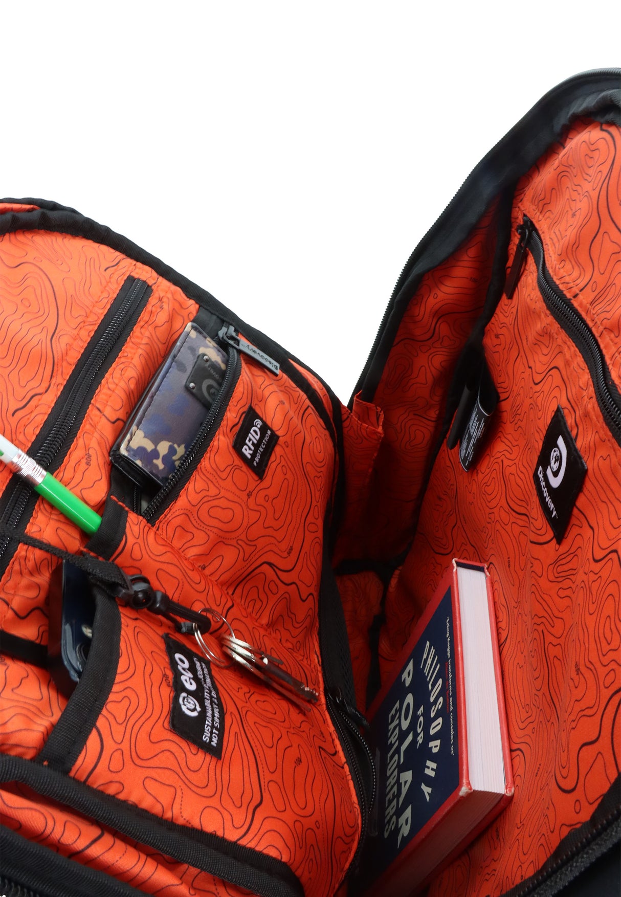 Geyser Mochila Doble Compartimento - Portátil 15''| 43x32x16 cm| 0,7kg |22L
