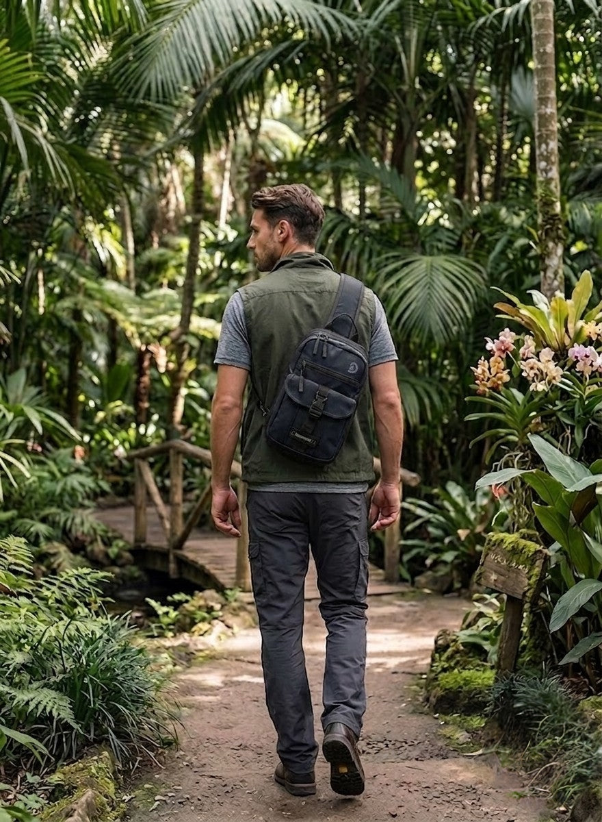 Mochila Cruzada Shield| 34x20x12 cm| 0,48 Kg| 7L