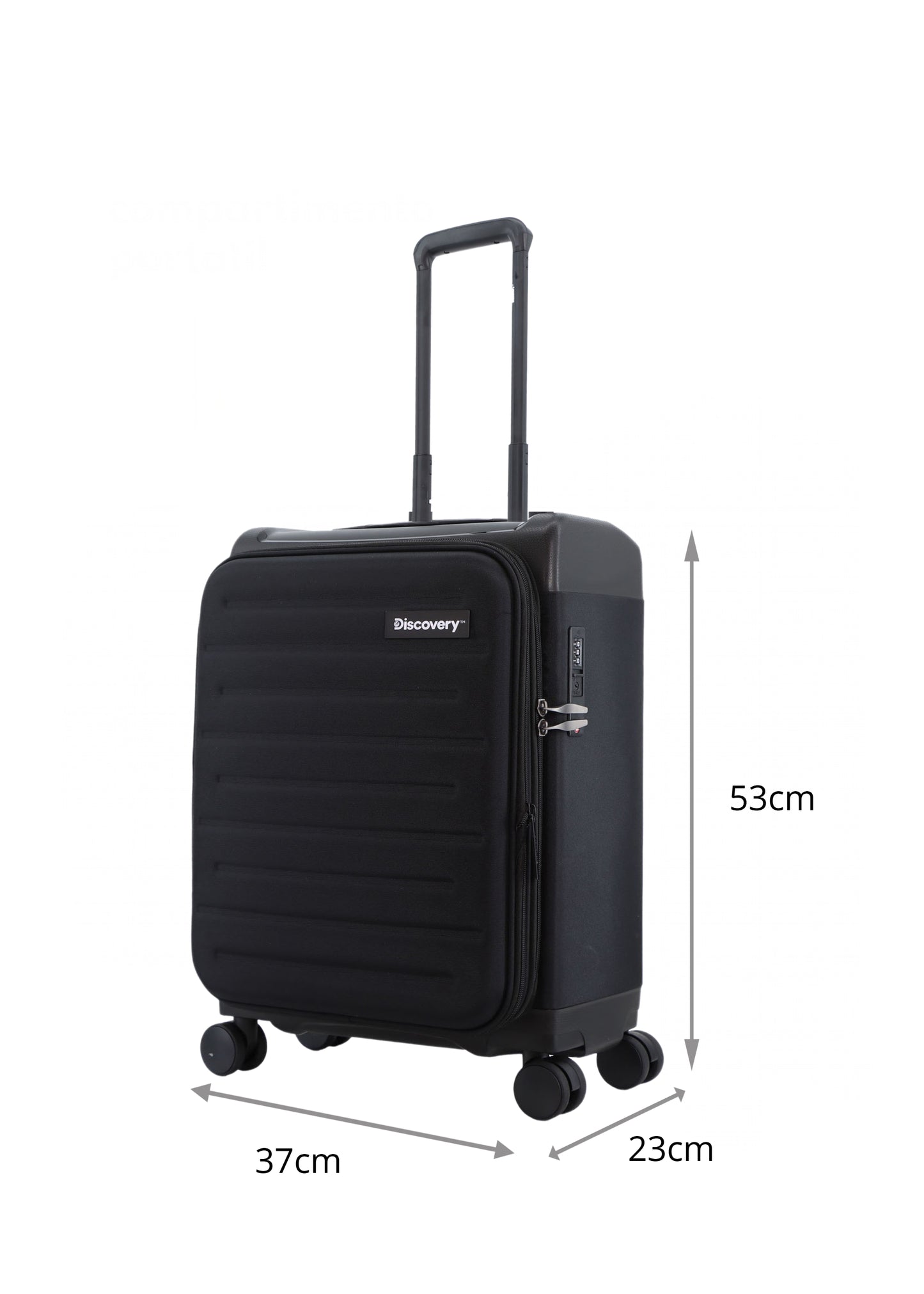 Motion Maleta Cabina con Compartimento para Portátil | 53x37x23 cm | 2,6 Kg | 45L